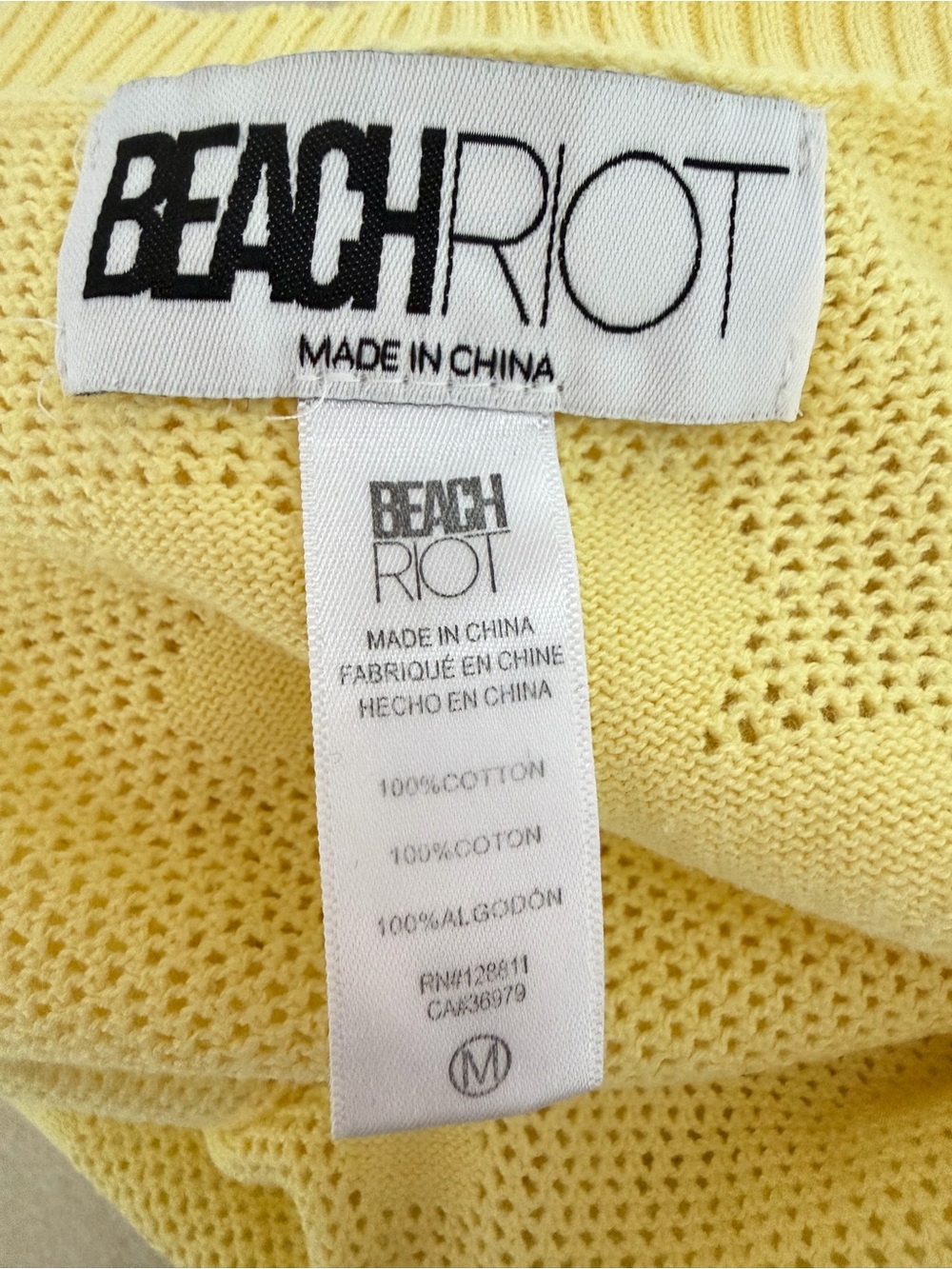 Beach Riot Butter Blossom Conrad Sheer Cover-Up Maxi Dress Medium 8344 - Picture 8 of 11